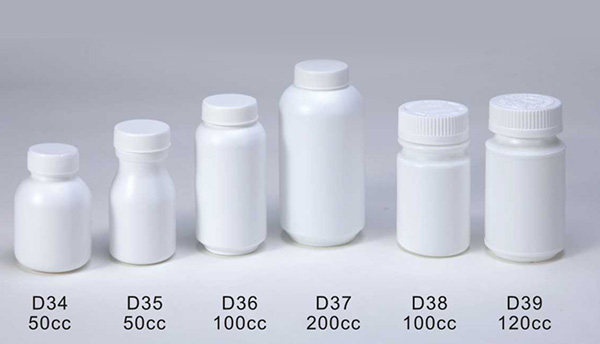 保健品异性圆瓶